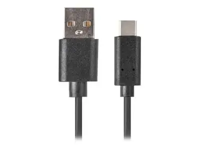 LANBERG CA-USBO-31CU-0018-BK Lanberg USB-C(M)->A(M) 3.1 1.8M juodos spalvos kabelis