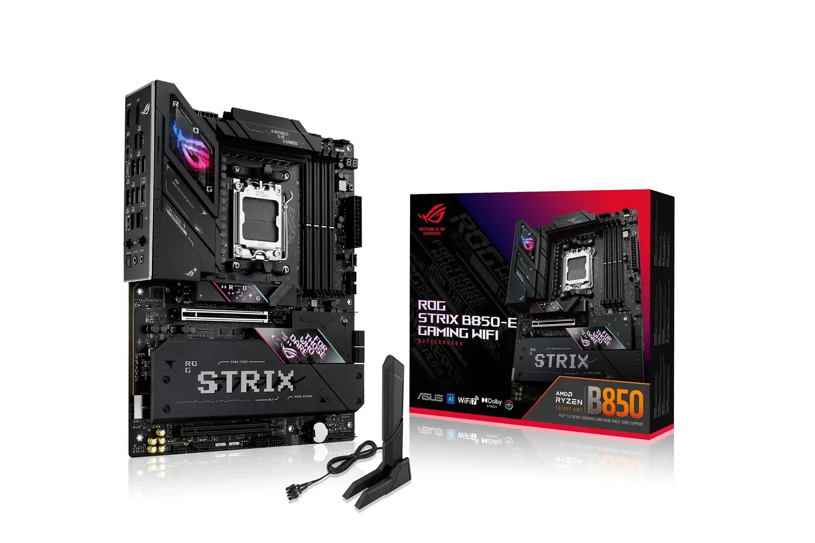 ASUS ROG STRIX B850-E GAMING WIFI AMD B850 socket AM5 ATX motherboard