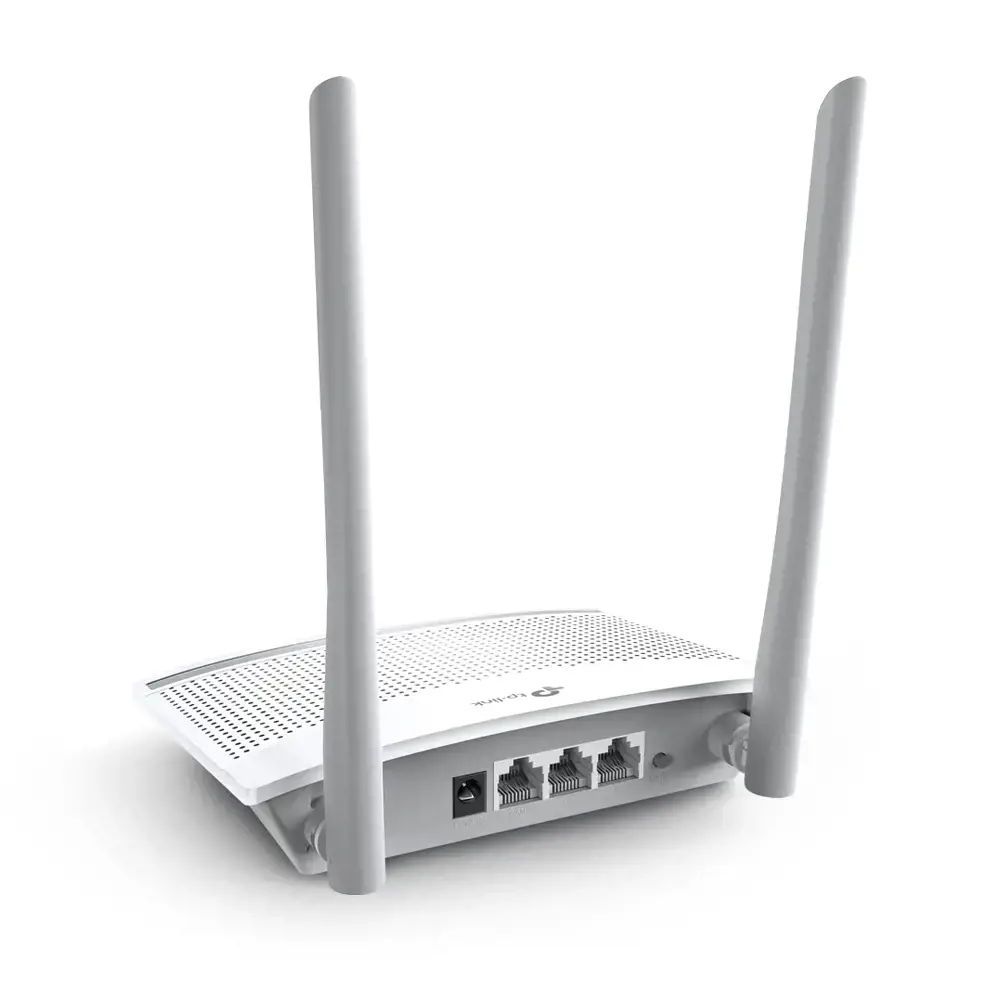 TP-Link TL-WR820N, "Wi-Fi 4" (802.11n), vieno dažnių diapazono (2,4 GHz), Ethernet LAN, 4G, baltas, stalinis maršrutizatorius