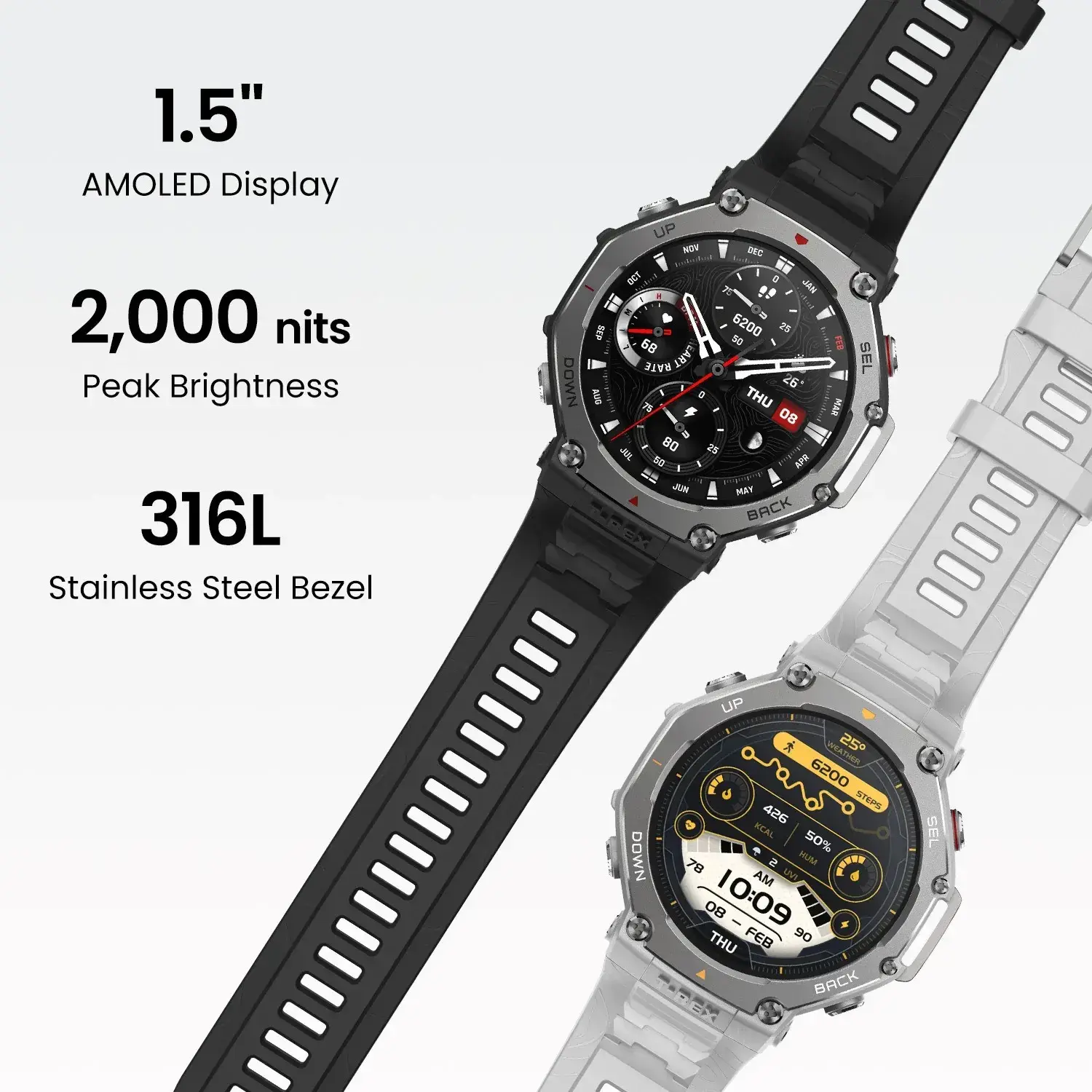 SMARTWATCH AMAZFIT T-REX 3/HAZE GRAY W2322GL6N HUAMI