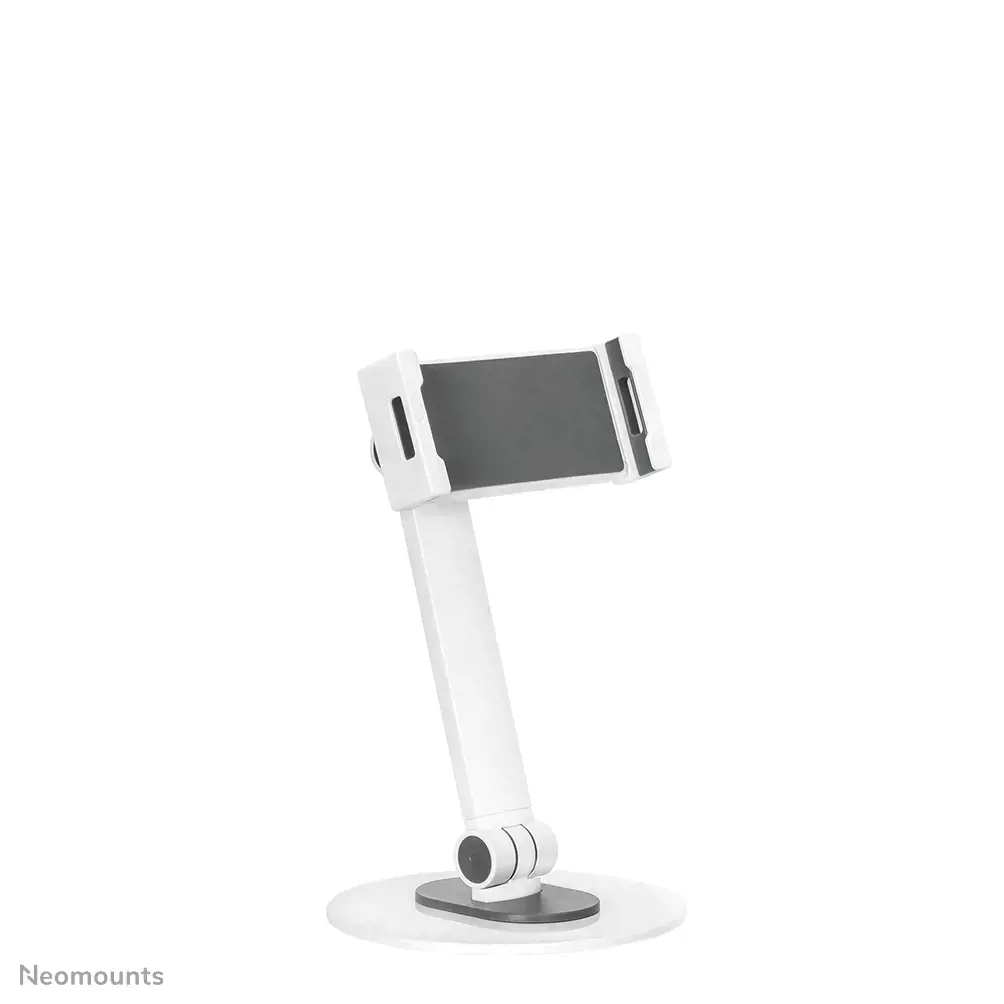 "Neomounts by Newstar" planšetinio kompiuterio stovas, Mobilusis telefonas/išmanusis telefonas, Planšetinis kompiuteris/UMPC, Pasyvus laikiklis, Stalas, Baltas