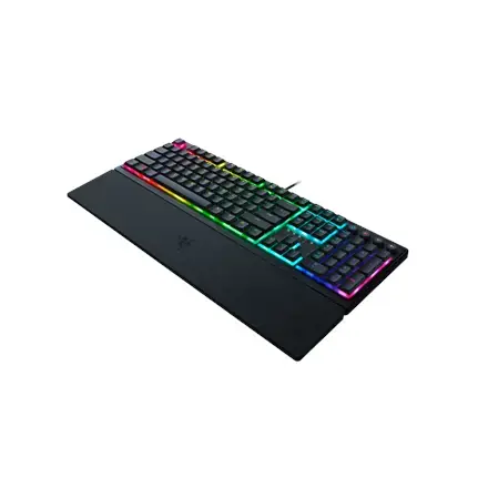 "Razer Ornata V3" žaidimų klaviatūra, RGB LED apšvietimas, JAV, juoda, laidinė, mecha-membrana