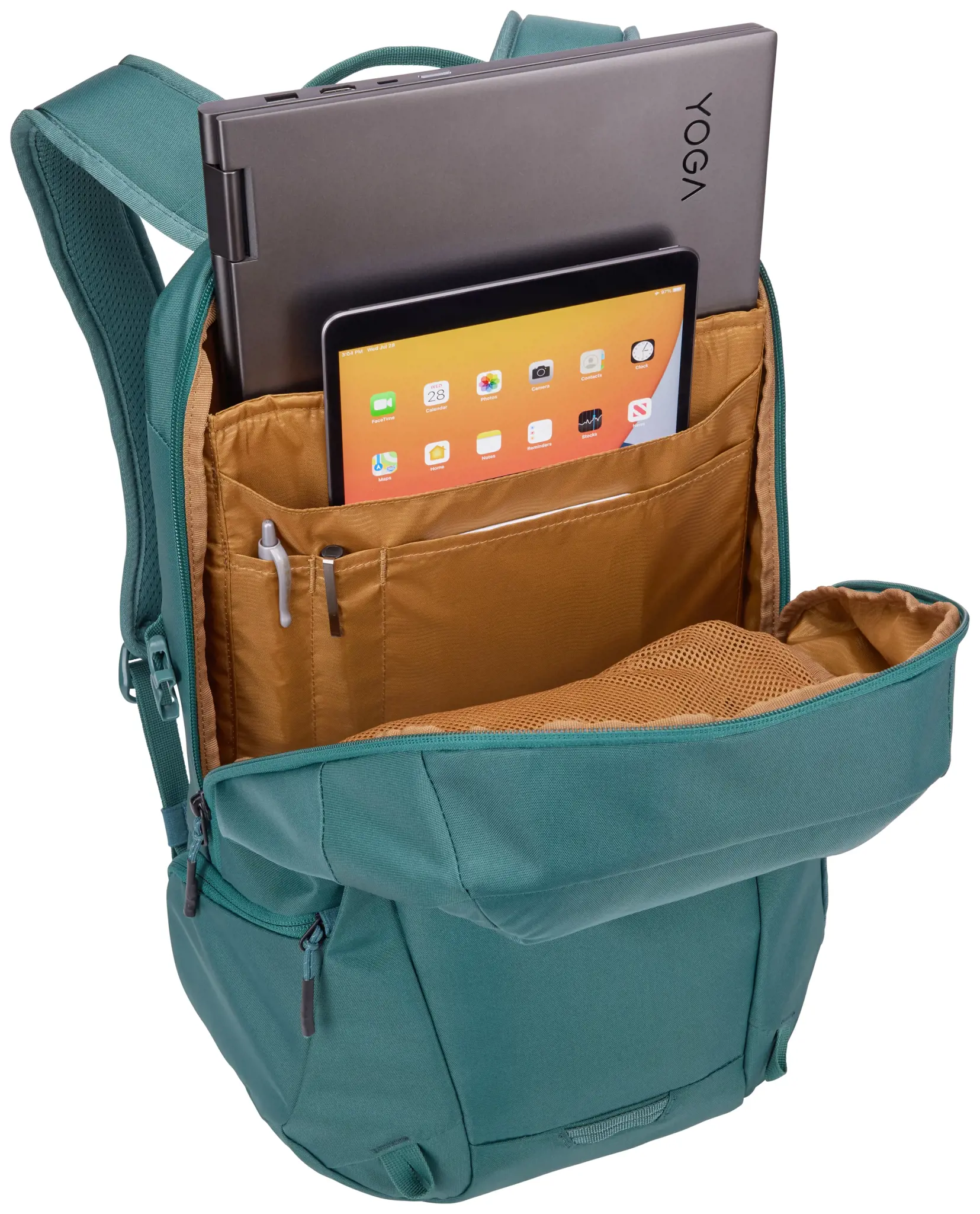 "Thule EnRoute" TEBP4116 - "Mallard Green", miesto, 39,6 cm (15,6"), nešiojamojo kompiuterio skyrius, nailonas