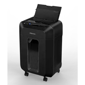 "Fellowes Automax 80M", smulkinimas dalelėmis, 22 cm, 4 x 12 mm, 17 L, 4 ratukai, 80 lapų