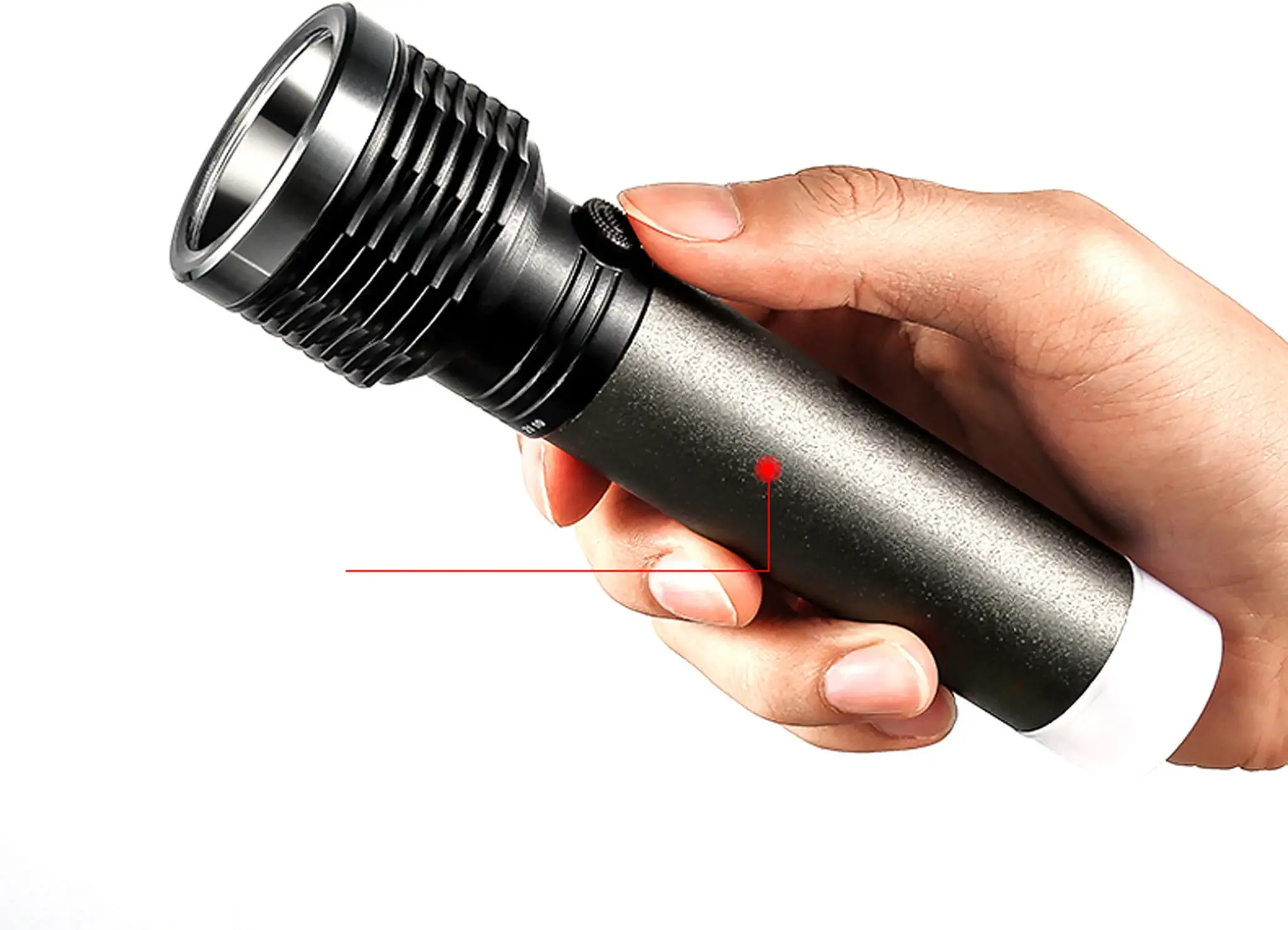 Platininis žibintuvėlis 3W 1200mAh, pilkos spalvos (45772)