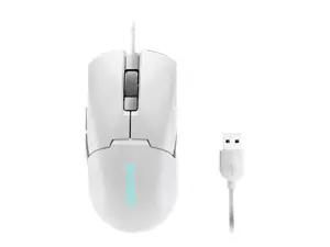 Lenovo MICE_BO "Legion M300s" pelė-balta, optinė, A tipo USB, 8000 DPI, balta