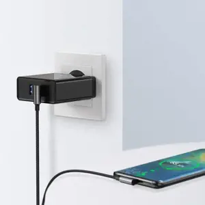 Ugreen 20856, USB A, USB C, USB 2.0, 480 Mbps, juoda, sidabrinė