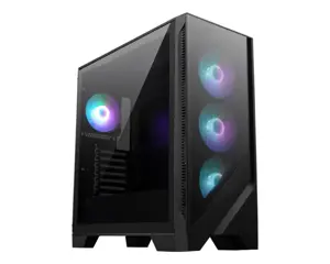 Case MSI MAG FORGE 321R AIRFLOW MidiTower Case product features Transparent panel ATX MicroATX Mini…