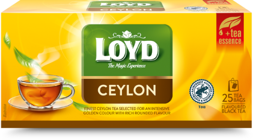 Aromatizuota juodoji arbata LOYD Ceylon, 25 x 2g
