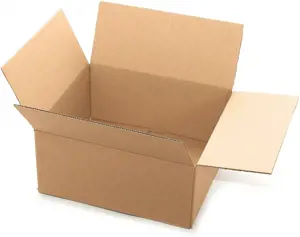 Gofruoto kartono dėžė 430x310x260 3sl. ruda
