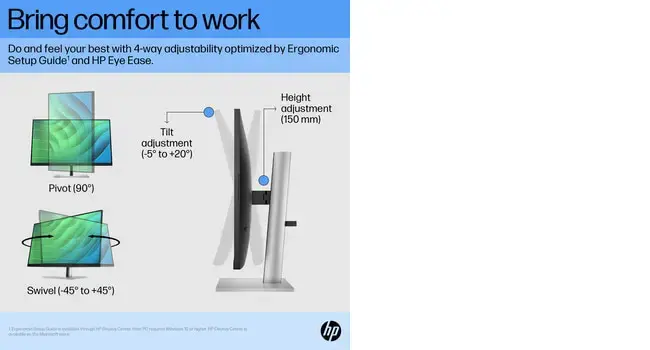 HP E27 G5, 68,6 cm (27"), 1920 x 1080 taškų, "Full HD", LED, 5 ms, juoda