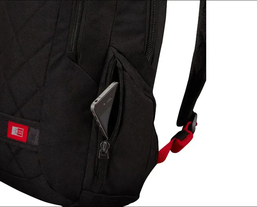 Case Logic Sporty DLBP-114 Black, Kuprinės dėklas, 35,6 cm (14")