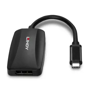 "Lindy" C tipo USB-DP 1.4 keitiklis, 0,13 m, C tipo USB, DisplayPort, vyriškas, moteriškas, tiesus