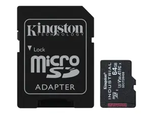 Kingston Technology Industrial, 64 GB, MicroSDXC, Class 10, UHS-I, Class 3 (U3), V30