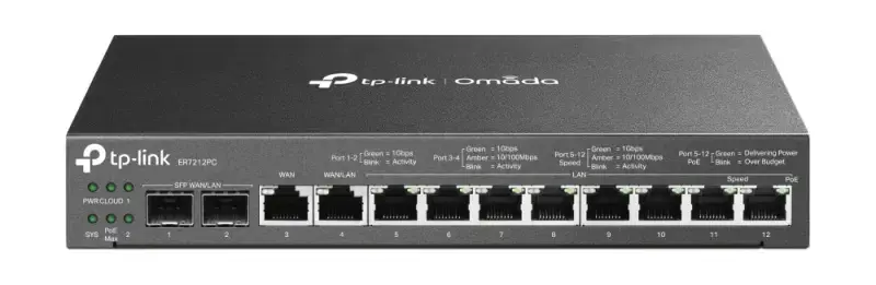 "TP-Link Omada 3-in-1" gigabitinis VPN maršrutizatorius, Ethernet WAN, Gigabit Ethernet, juodas