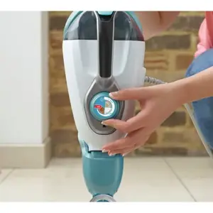 "Black & Decker" BHSM1610DSM Nešiojamasis garų valytuvas 0,5 l 1600 W Aqua spalva, baltas