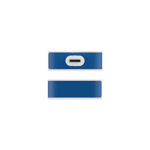 Hyper HyperDrive Flex 4 Port USB-C Hub, White/Blue | HD5201BUGL