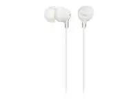 "Sony" MDR-EX15LP, laidinės, 8 - 22000 Hz, muzikinės, 3 g, ausinės, baltos spalvos