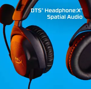 "HyperX Cloud Stinger 2" - žaidimų ausinės (juodos), laidinės, žaidimų, 10 - 28000 Hz, 275 g, ausinės, juodos