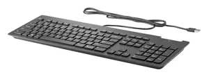 HP Slim v2 USB Wired Keyboard - Smartcard - Black - ESTONIAN