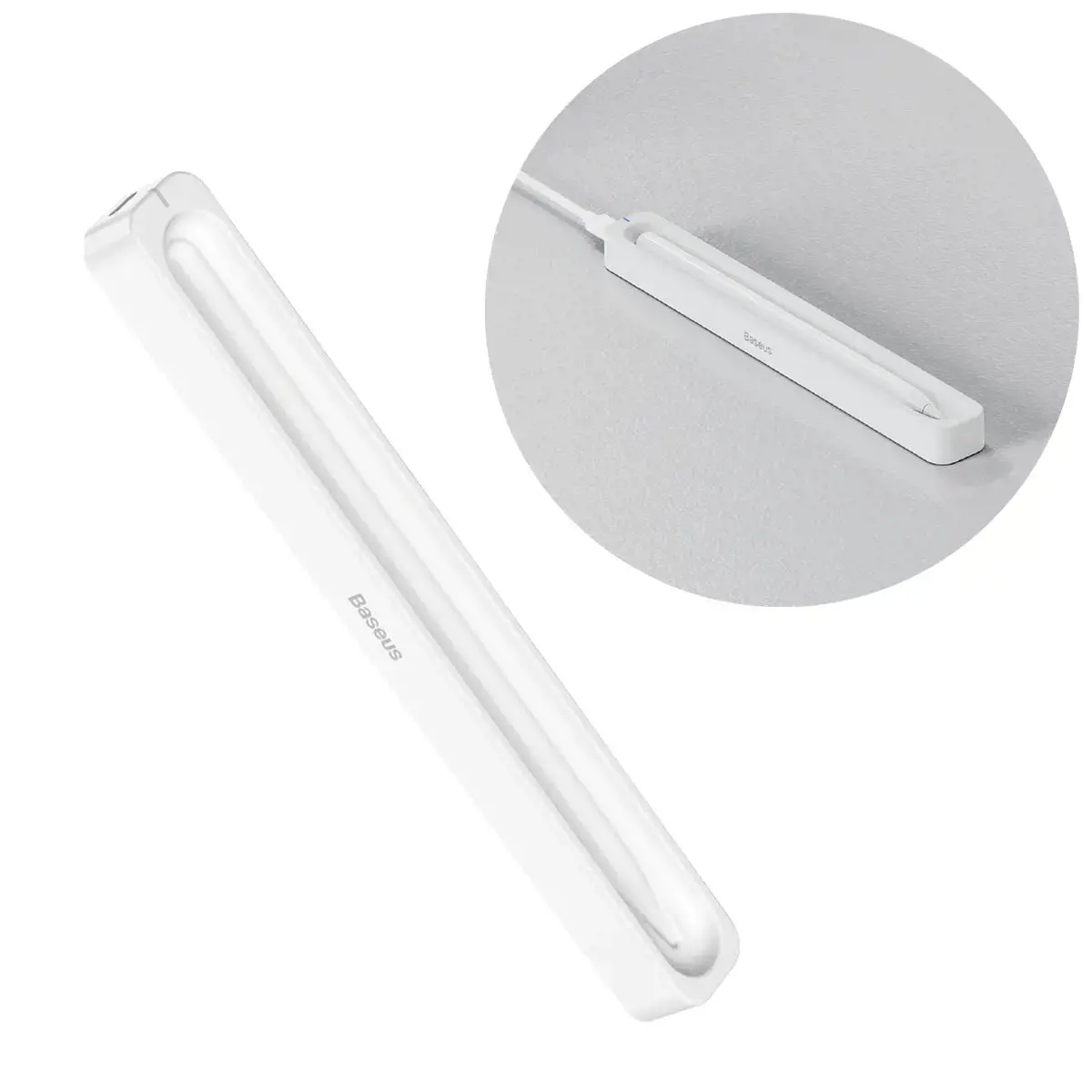 "Baseus" belaidžio įkrovimo dėklas rašikliui "Smooth Writing Stylus" (baltas)