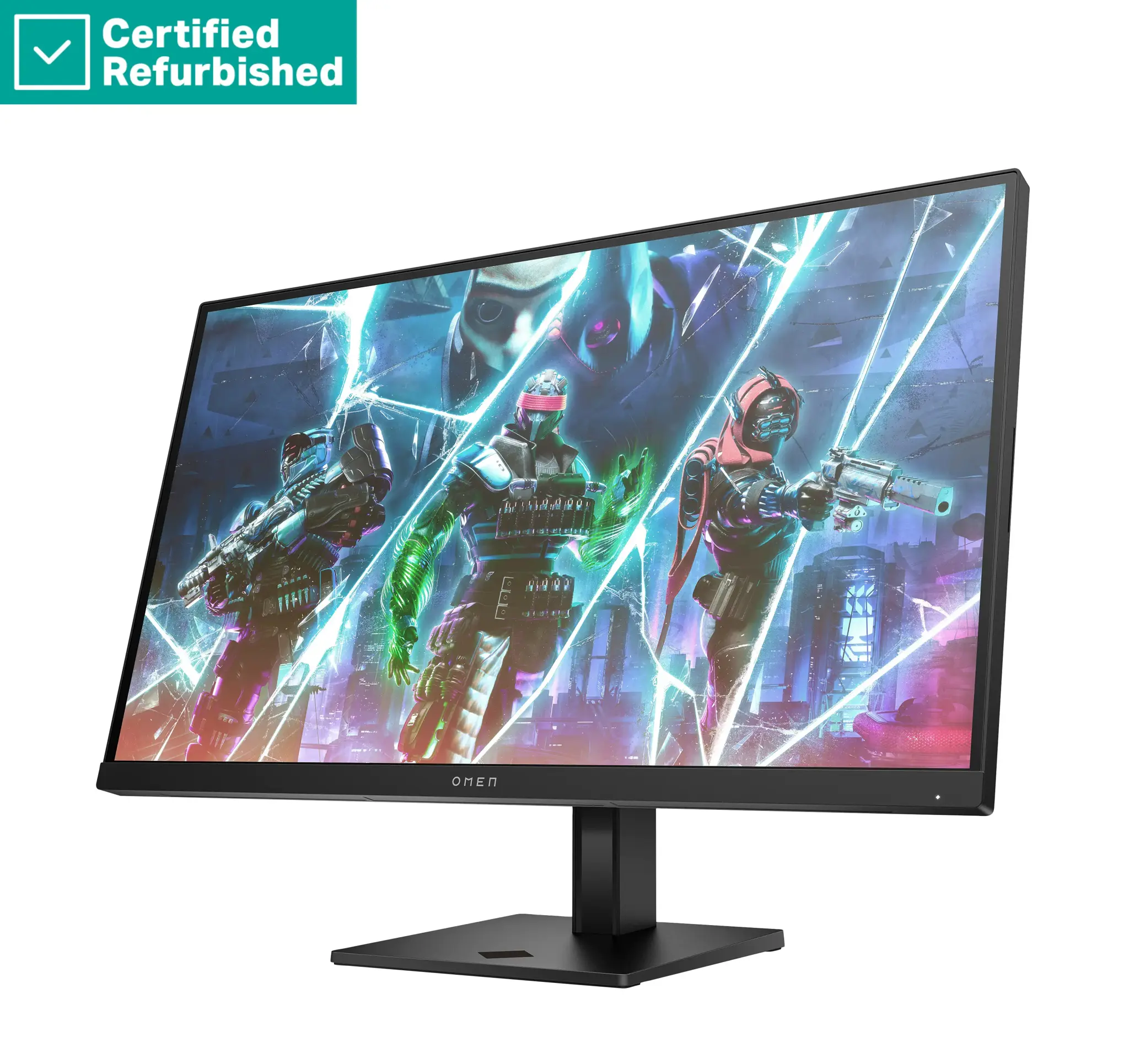 RENEW SILVER OMEN by HP 27s FHD Gaming Monitor - 27" 1920x1080 FHD 400-nit 240Hz AG, IPS, 2x HDMI/DisplayPort, 2x USB-A, speakers, height adjustable/tilt/pivot, 1 years