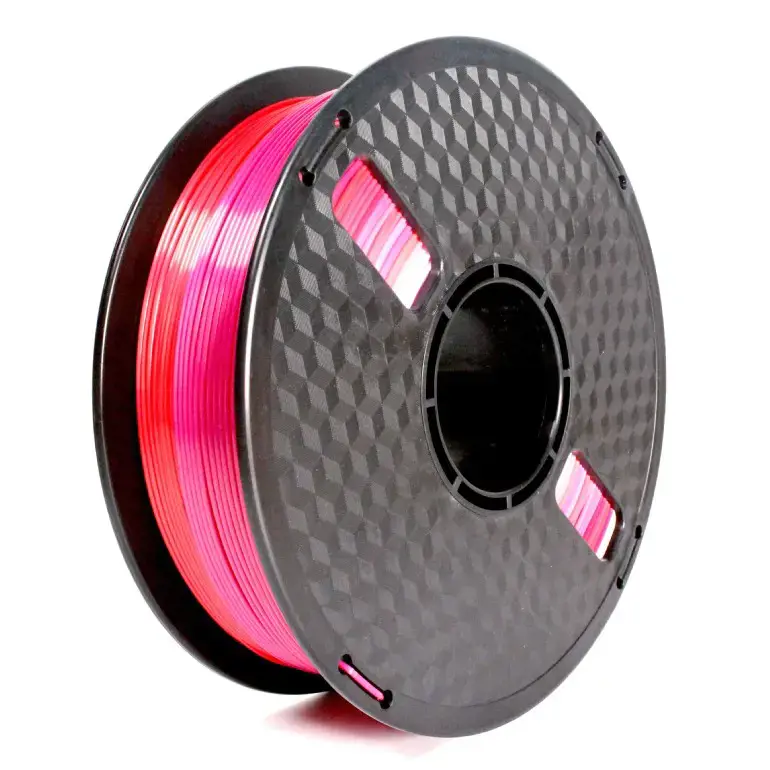 GEMBIRD 3DP-PLA-SK-01-RP PLA šilko gija Rainbow Red/Purple 1,75 mm 1 kg