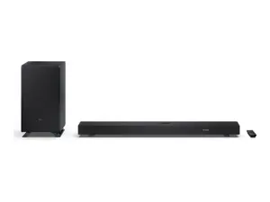 Sharp | 3.1.2 Dolby Atmos/DTS:X Soundbar with Wireless Subwoofer | HT-SBW53121(BK) | Bluetooth