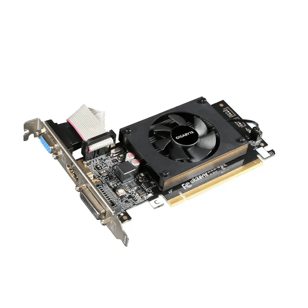 Vaizdo plokštė GIGABYTE GeForce GT 710 2 GB, GDDR3, 64 bitai, GV-N710D3-2GL
