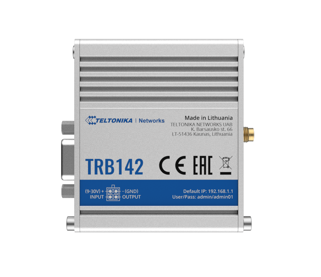 TELTONIKA TRB142 LTE/4G Compact Industrial Gateway