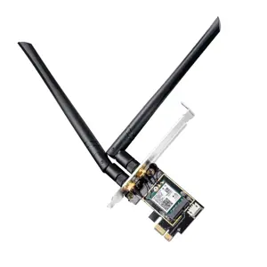 CUDY WE3000 AX5400 "Wi-Fi 6" + BT 5.2 "Intel AX210" PCIe tinklo kortelė