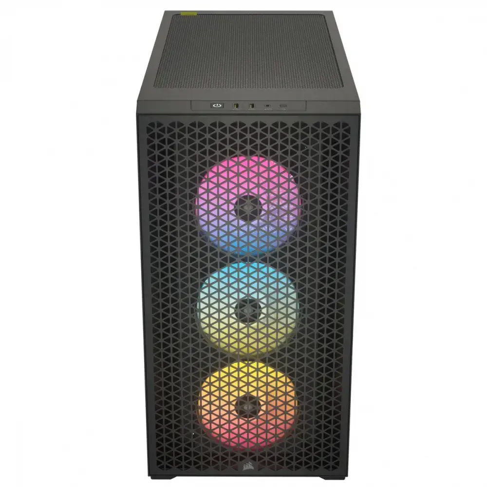 3000D Airflow RGB TG Mid-Tower juodos spalvos