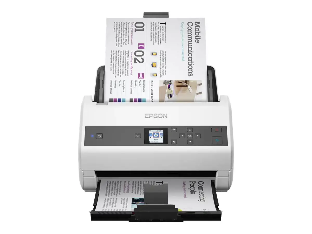 "Epson WorkForce DS-870", 600 x 600 DPI, 30 bitų, 24 bitų, 10 bitų, 8 bitų, 65 ppm
