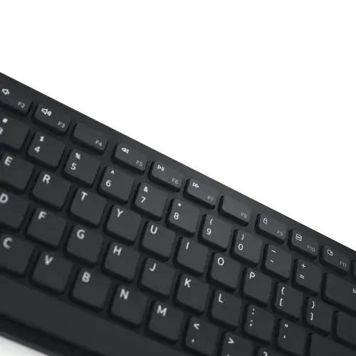DELL KM5221W, pilno dydžio (100%), RF belaidis, QWERTY, juodas, pelė pridedama