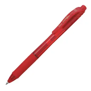 Gelinis rašiklis PENTEL ENERGELX, 0.7 mm., raudona