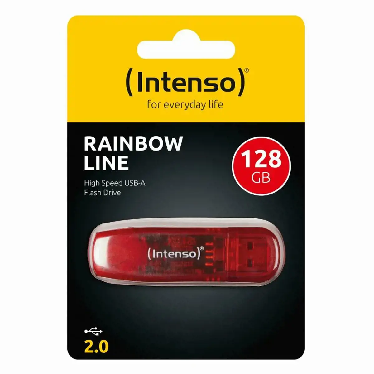 USB atmintinė INTENSO Rainbow Line 128 GB