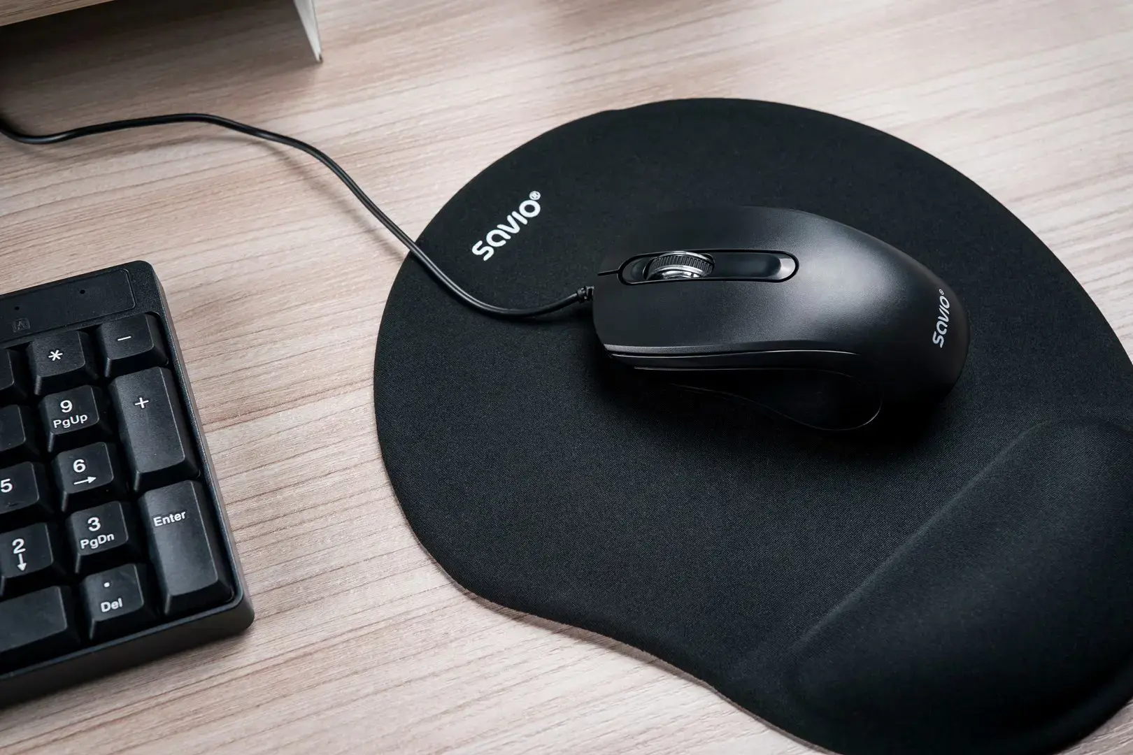 Savio KB-01 keyboard Home/Office USB QWERTY US English Black