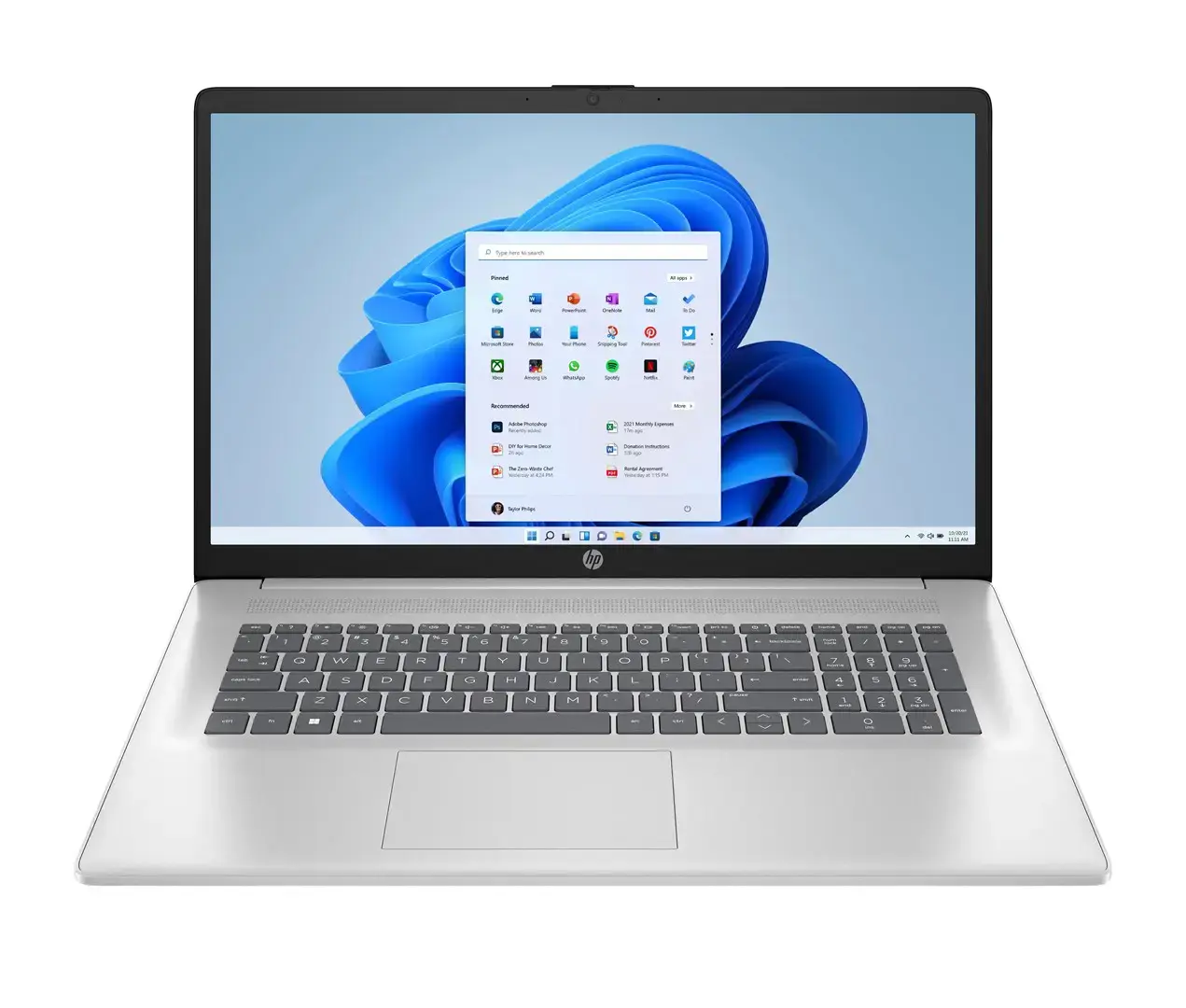 HP 17-cn4006nw Intel Core 7 150U Laptop, 43.9 cm (17.3"), Full HD, 16 GB DDR4 SDRAM, 1 TB SSD, Wi-Fi 6 (802.11ax), Windows 11 Home, Silver