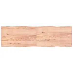 Stalviršis, šviesiai rudas, 200x60x(2-4) cm, medienos masyvas