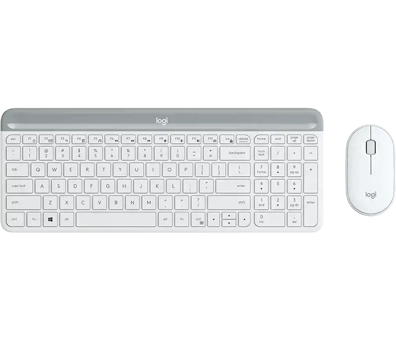 "LOGITECH Slim Wireless Keyboard and Mouse Combo MK470" - OFFWHITE - US INTNL - INTNL