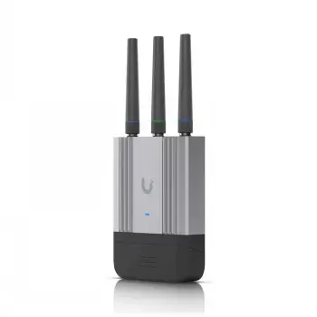 UBIQUITI COMPACT, RUGGEDIZED, AND CARRIER UNLOCKED LTE CAT 4 MOBILE WIFI ROUTER DESIGNED FOR INDOOR/OUTDOOR IOT APPLICATIONS.