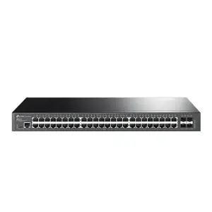 "TP-Link JetStream" 48 prievadų Gigabit L2+ valdomas komutatorius su 4 10GE SFP+ lizdais, valdomas,…