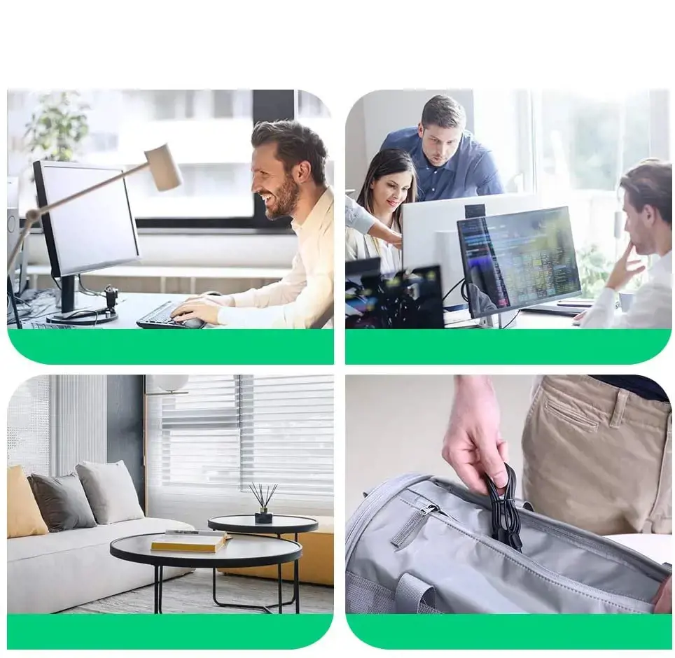 Ugreen LAN kabelis | 6e cat | RJ45 | 5m | juodas