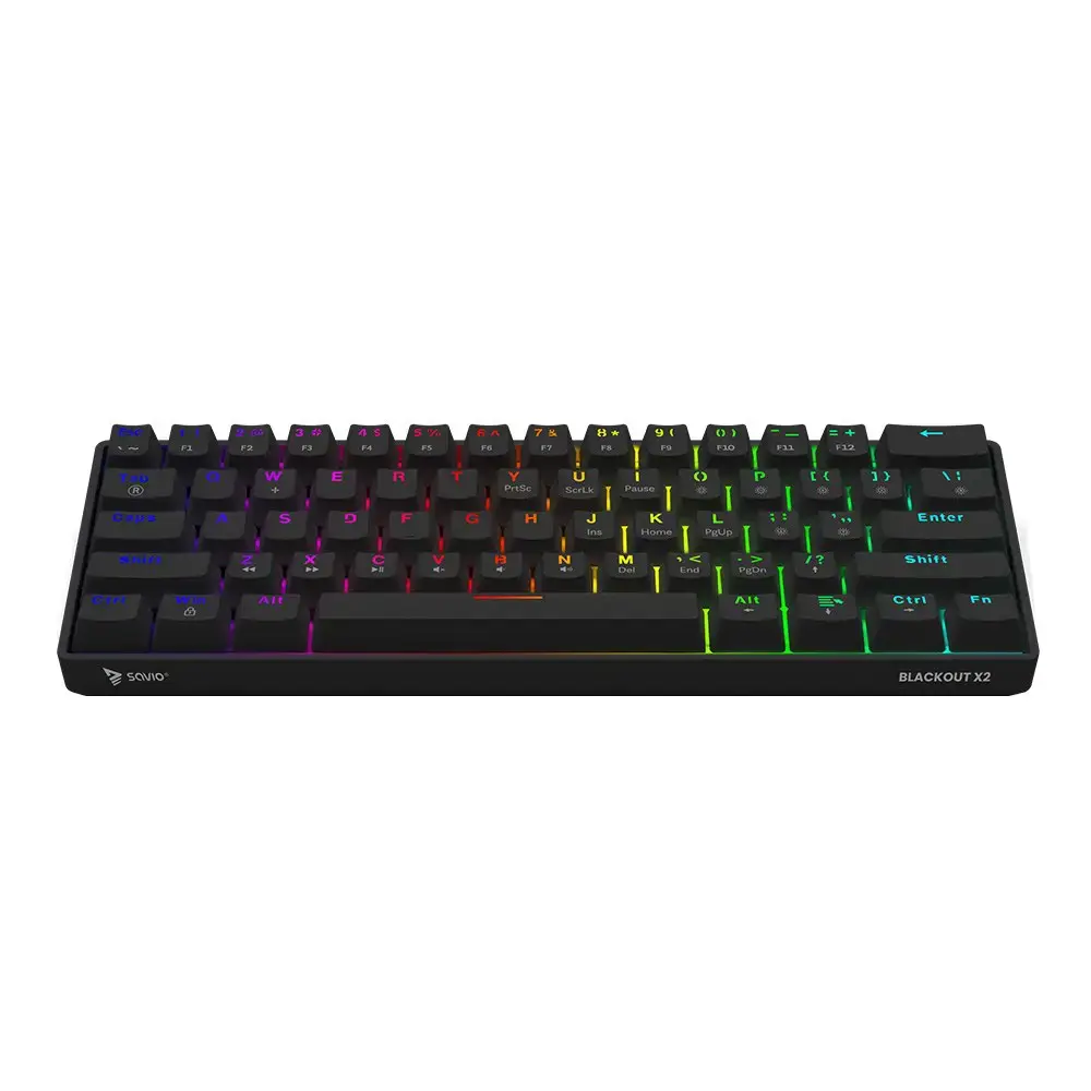 SAVIO BLACKOUT X2 Mechanical Keyboard OUTEMU Blue, Hot Swap