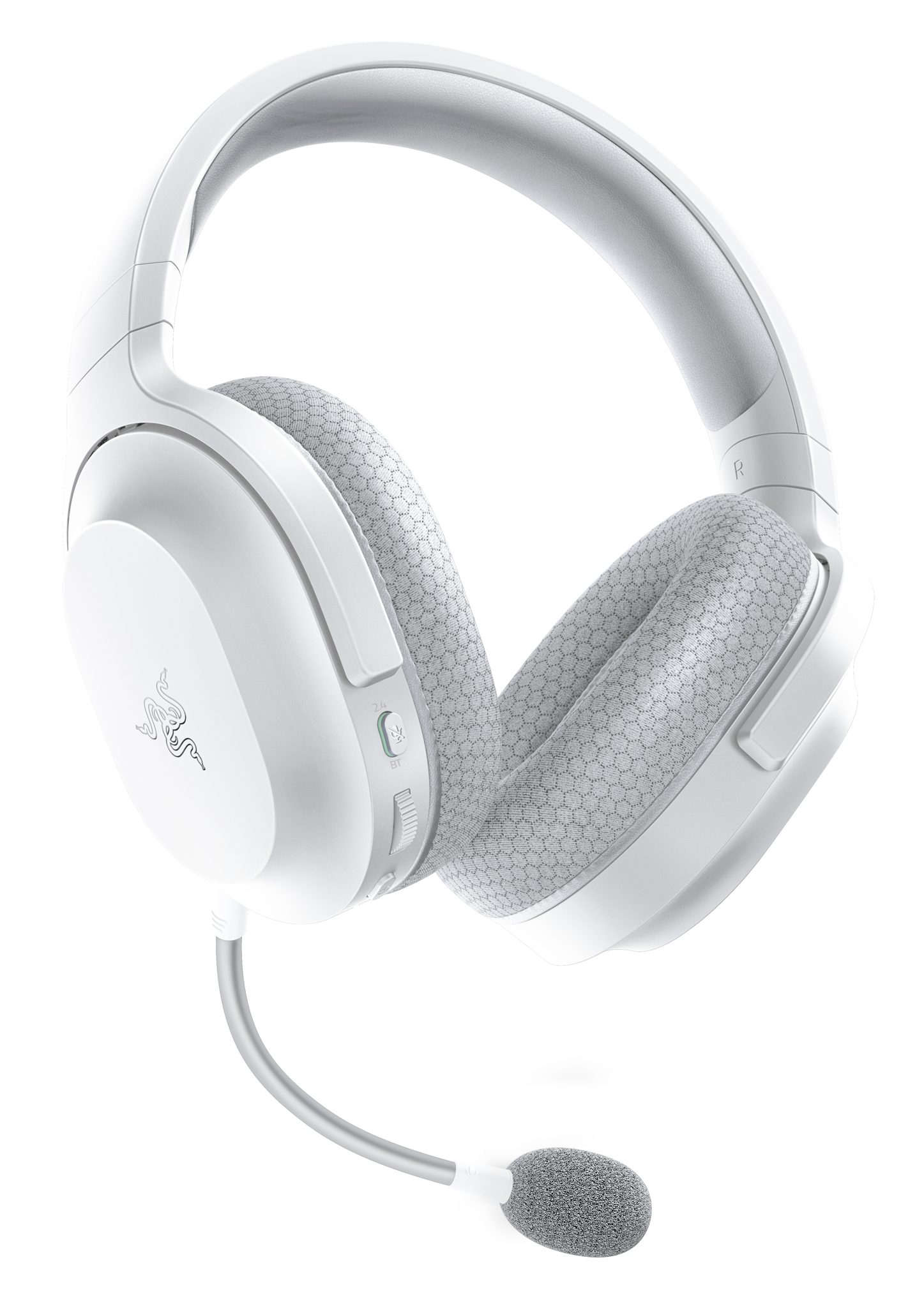 RAZER "Barracuda X 2022" ausinės - gyvsidabrio baltumo