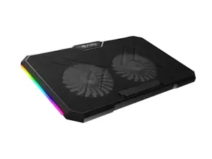 FURY GUNBAI G3 Laptop Cooling Pad 14.1–17.3" with 2 Fans, RGB Lighting, 2× USB
