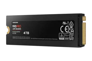 SSD diskas Samsung 990 PRO with Heatsink 4 TB, M.2, PCI Express 4.0