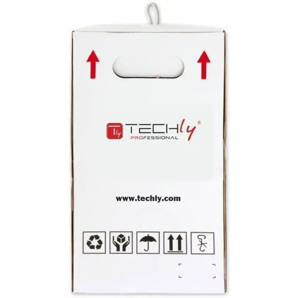TECHLYPRO 022571 TechlyPro UTP Cat6 kabelis 4x2 su vijomis CCA 305 m dėžutė pilka