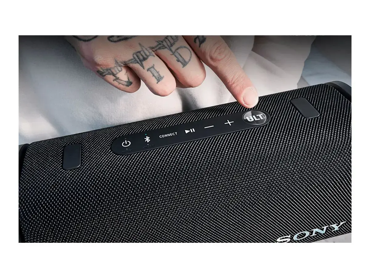 Sony Speaker | Waterproof | Bluetooth | Black | Portable | ULT FIELD 5 dB | Wireless connection