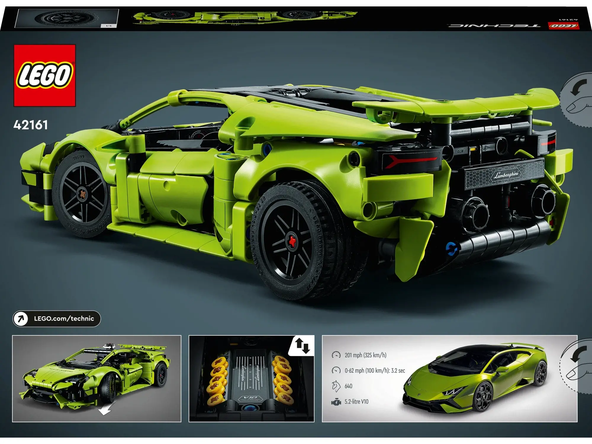 LEGO konstruktorius Technic 42161 Lamborghini Huracán Tecnica